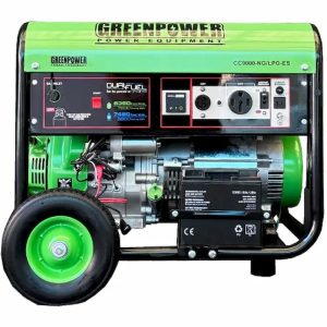 موتور برق گرین پاور 7.5 کیلووات مدل CC9000-NG/LPG-ES