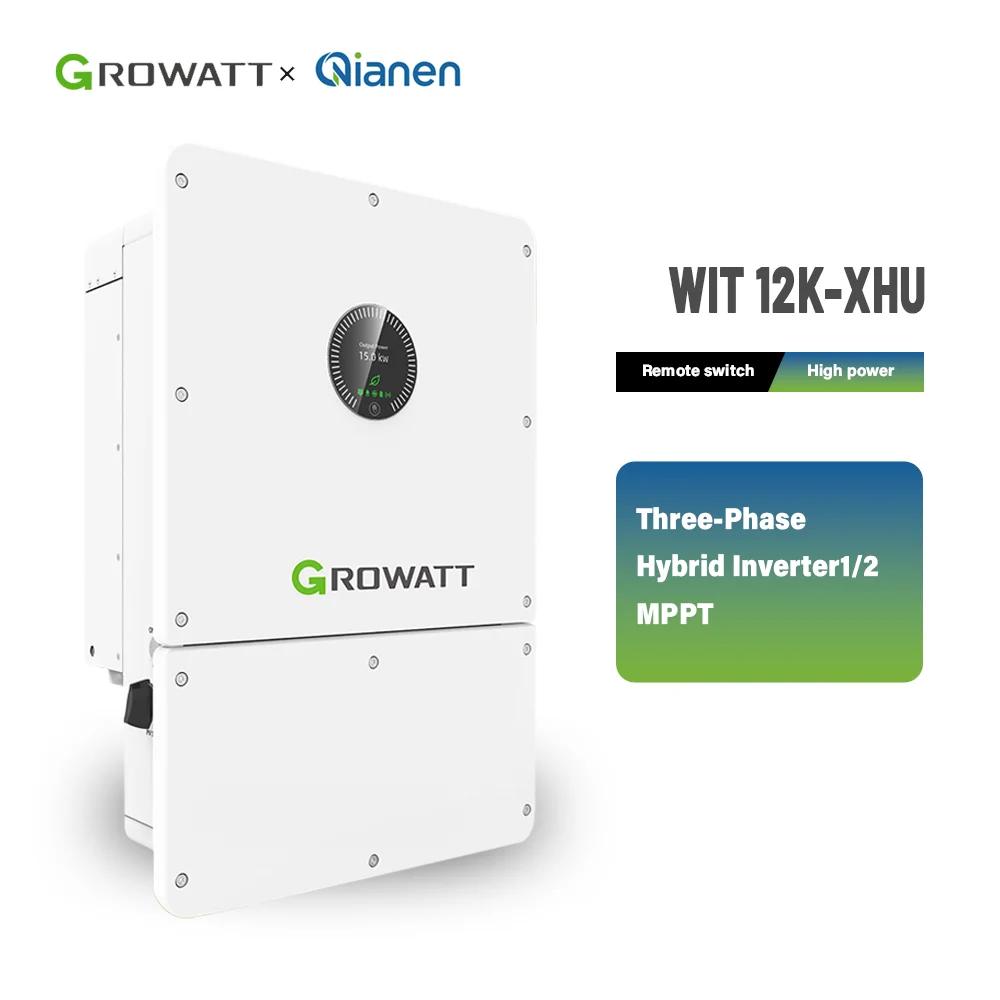 سانورتر هیبریدی ۱۲ کیلووات Growatt مدل WIT 12K-XHU